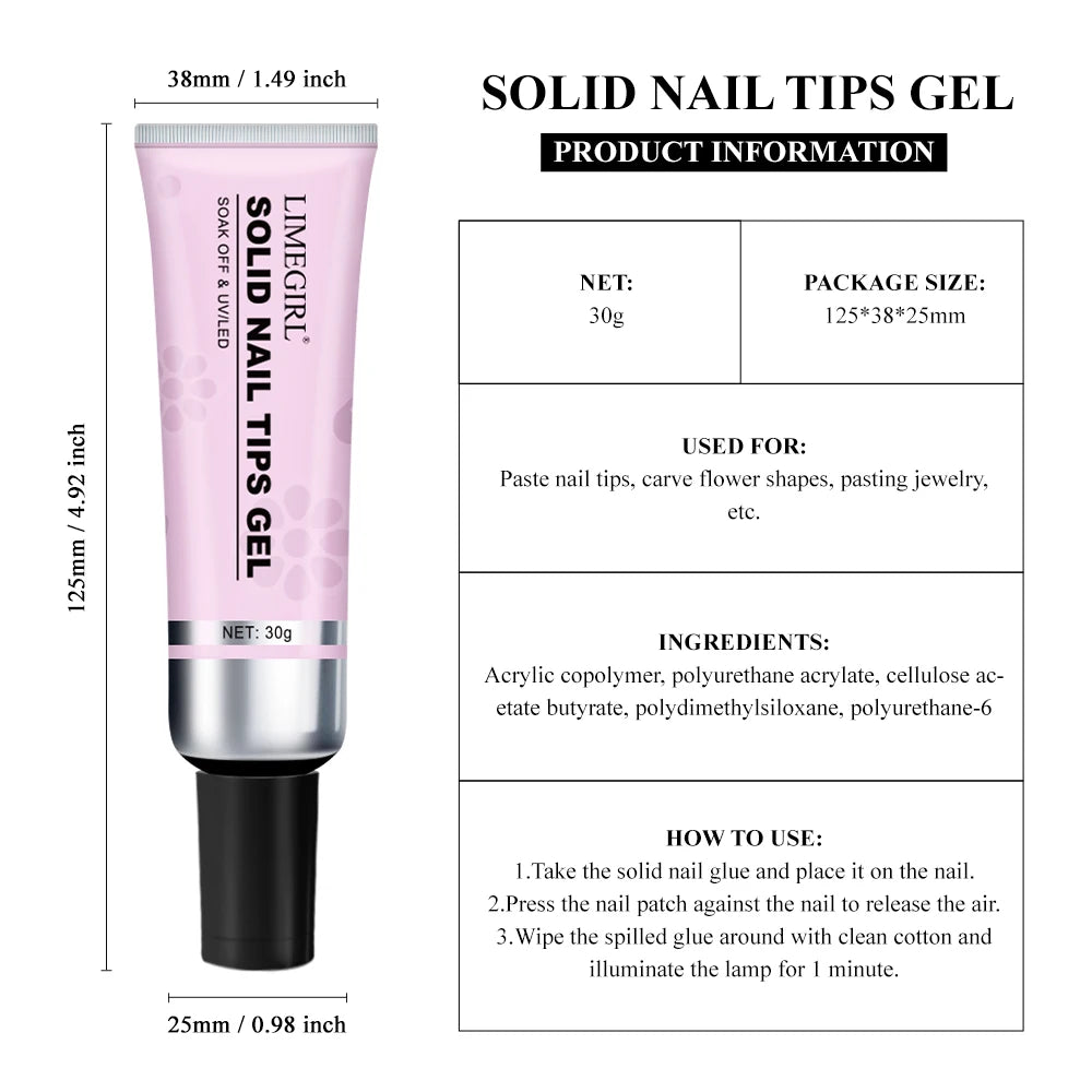 30ml Premium Nail Tip Glue Gel DIY