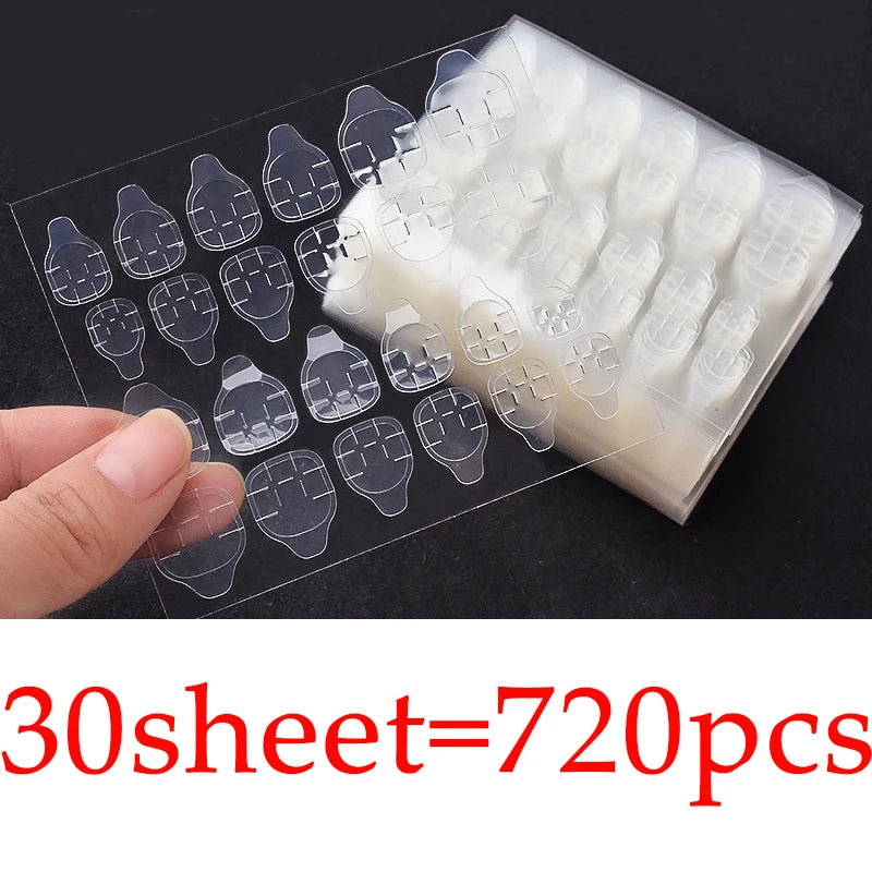 240pcs Double Sided Gel Waterproof Adhesive