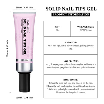 20ml/30ml Premium Nail Tip Glue Gel DIY Decorations