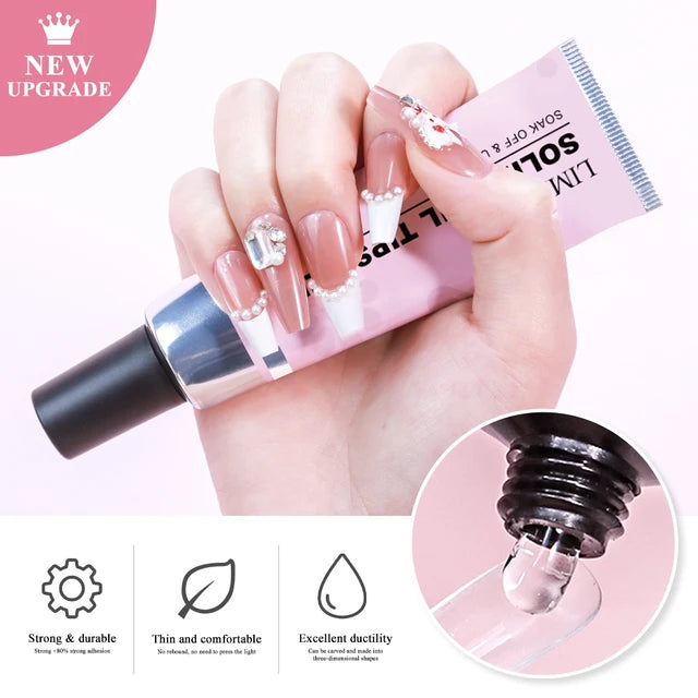 20ml/30ml Premium Nail Tip Glue Gel DIY Decorations
