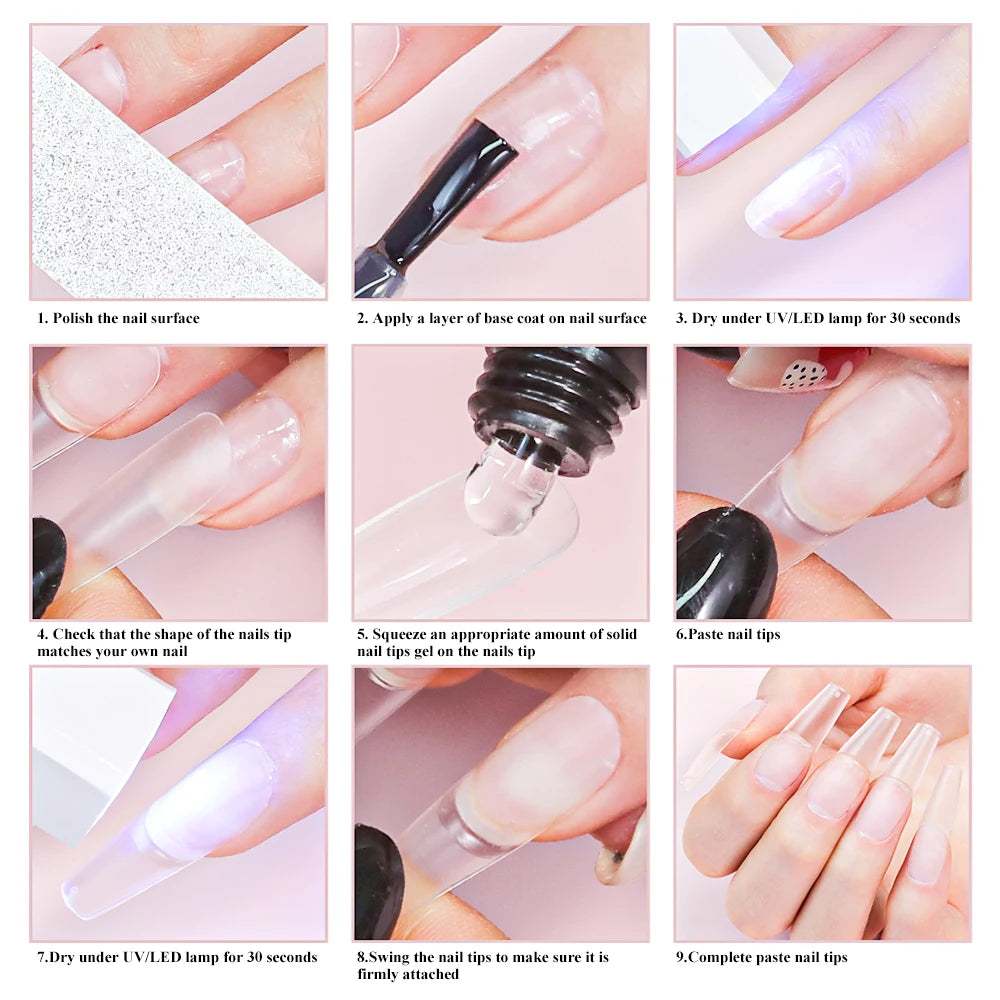 20ml/30ml Premium Nail Tip Glue Gel DIY Decorations
