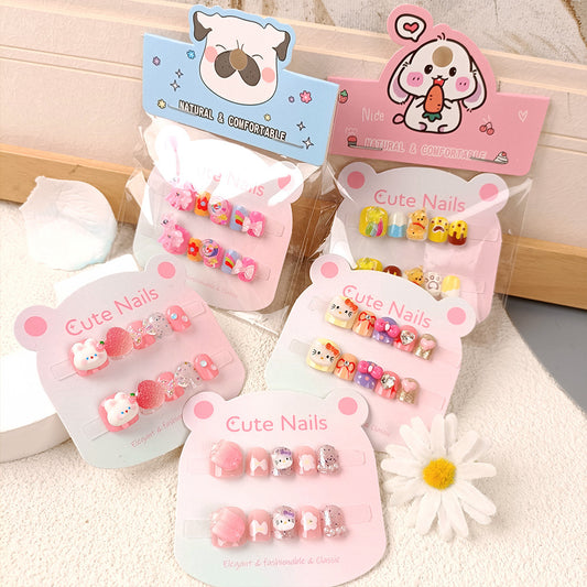 Children's Press on Nails Removable Art
