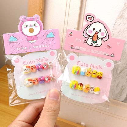 Children's Press on Nails Removable Art