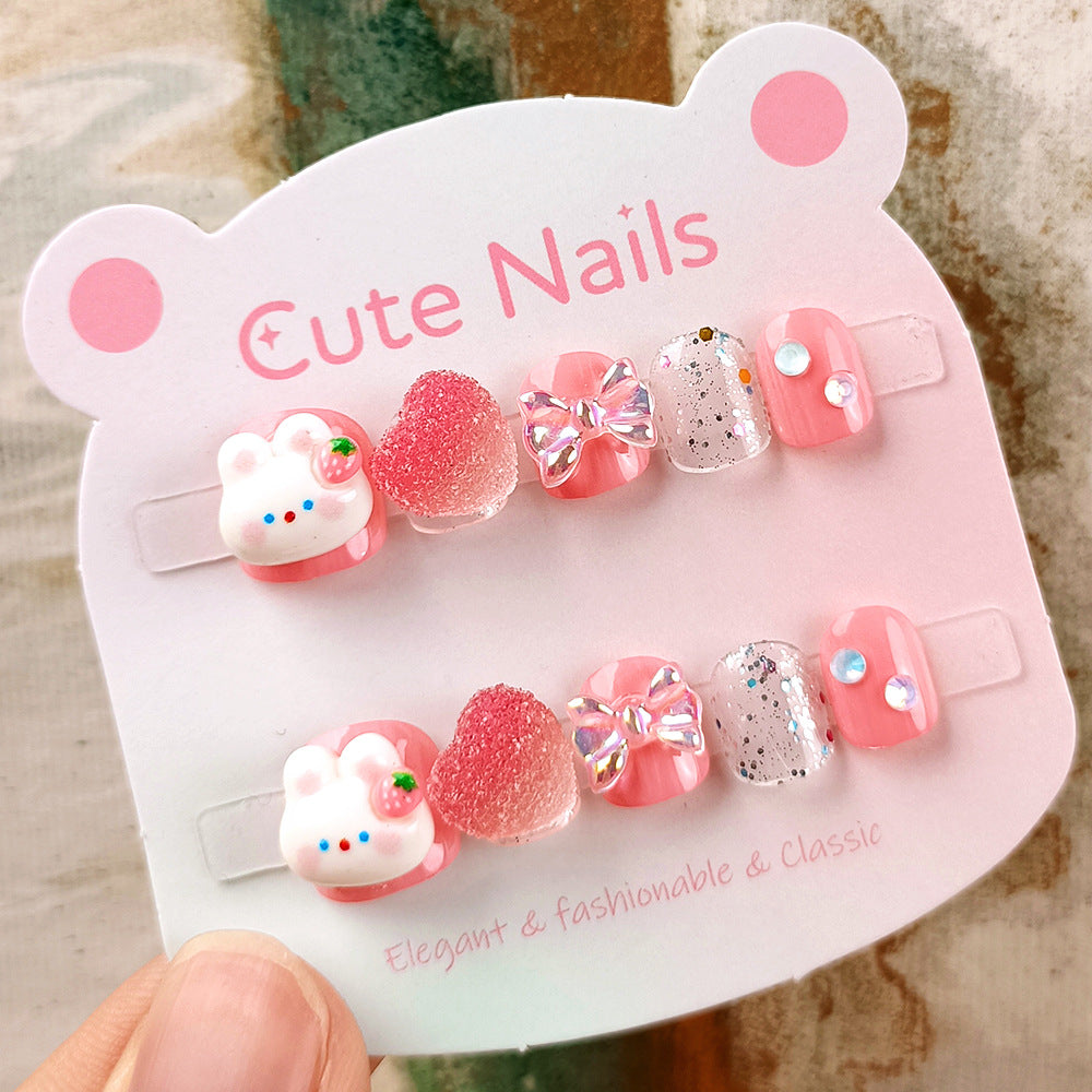 Children's Press on Nails Removable Art