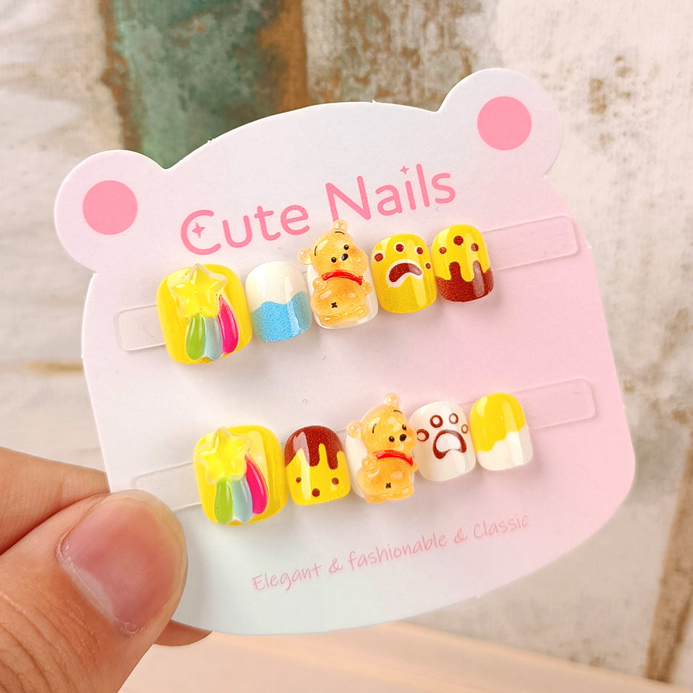 Children's Press on Nails Removable Art
