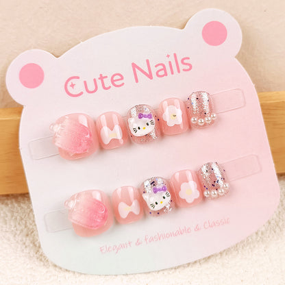 Children's Press on Nails Removable Art
