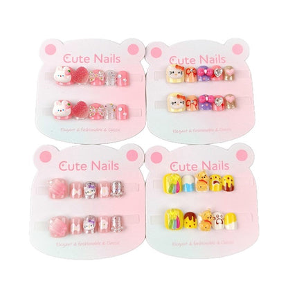 Children's Press on Nails Removable Art