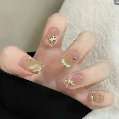 24Pcs Glitter Diamond Art Press on Nails - Multiple Designs