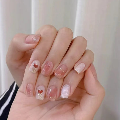 24Pcs Glitter Diamond Art Press on Nails - Multiple Designs