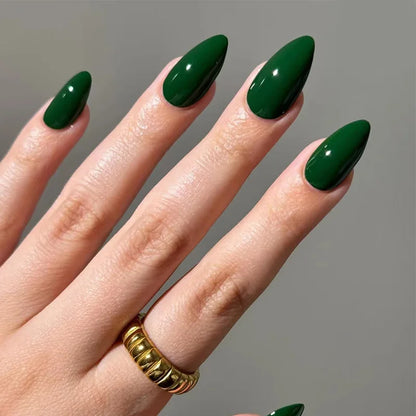 24Pcs Mid-Length Almond Press on Nails - Multiple Colours