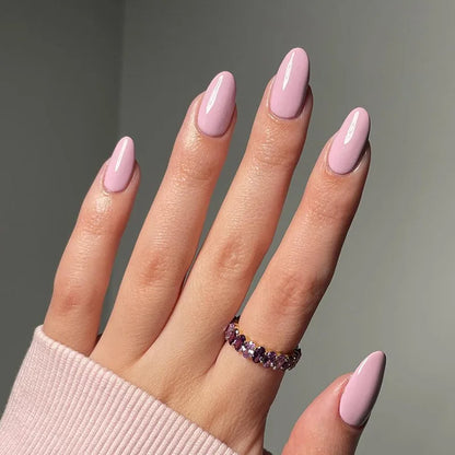 24Pcs Mid-Length Almond Press on Nails - Multiple Colours