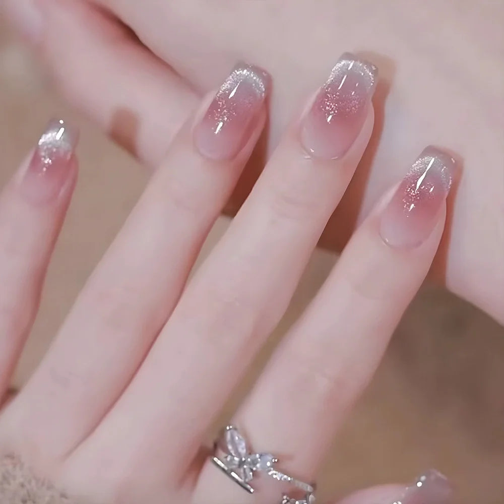 24Pcs Glitter Diamond Art Press on Nails - Multiple Designs