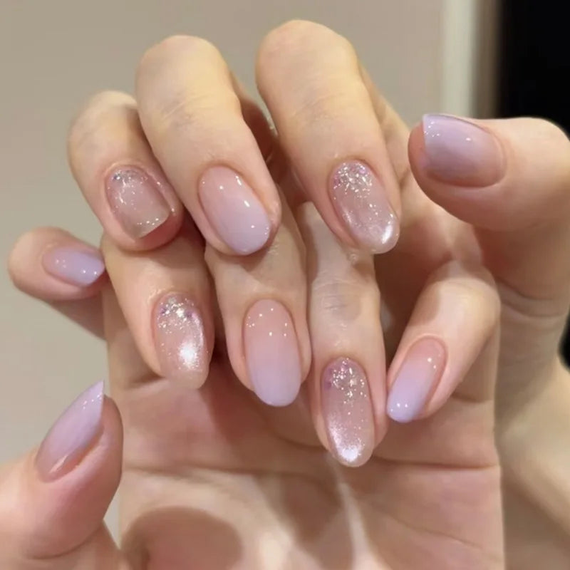 24Pcs Glitter Diamond Art Press on Nails - Multiple Designs