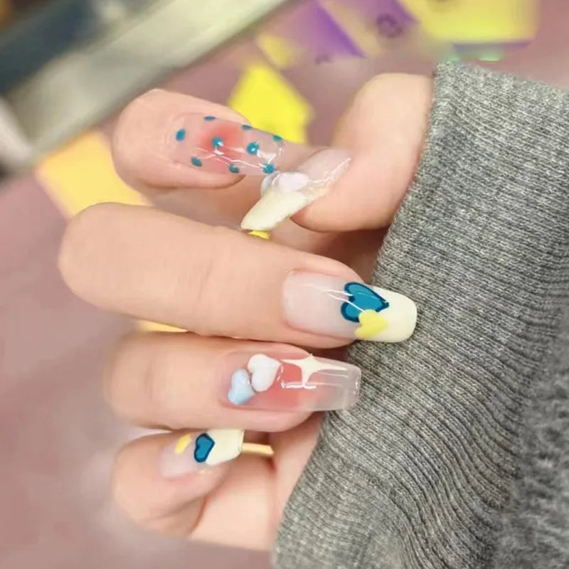 24Pcs Glitter Diamond Art Press on Nails - Multiple Designs