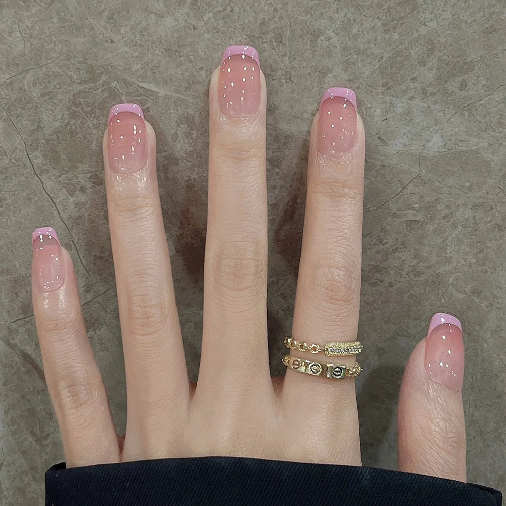24Pcs Glitter Diamond Art Press on Nails - Multiple Designs