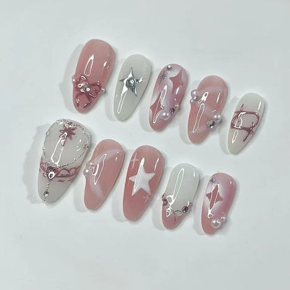 24Pcs 3D Ripple Design Press on Nails - Multiple Designs