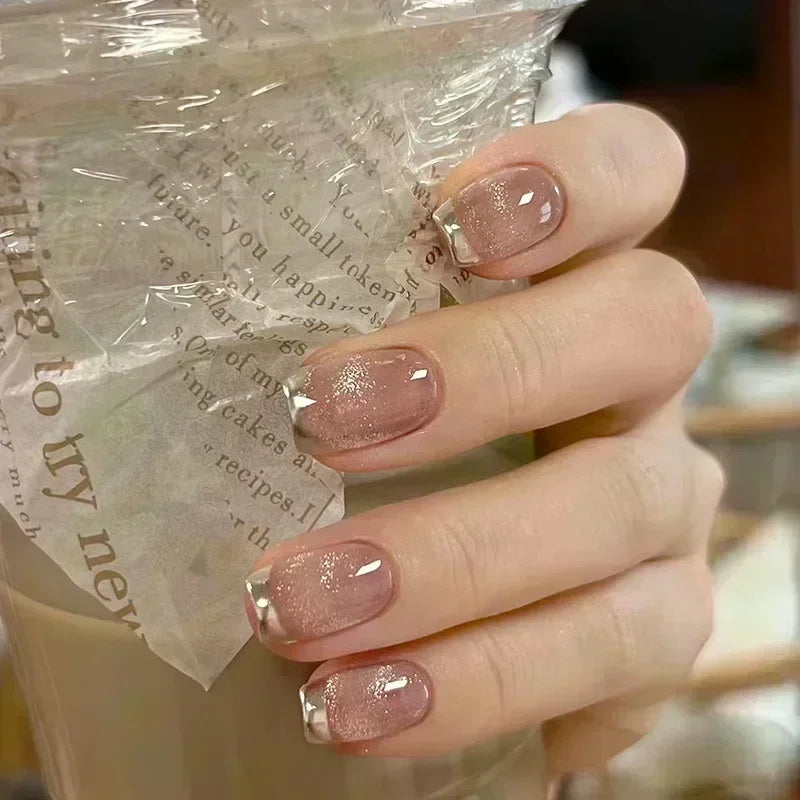 24Pcs Glitter Diamond Art Press on Nails - Multiple Designs
