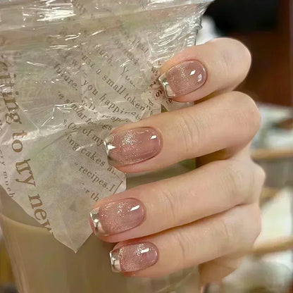 24Pcs Glitter Diamond Art Press on Nails - Multiple Designs