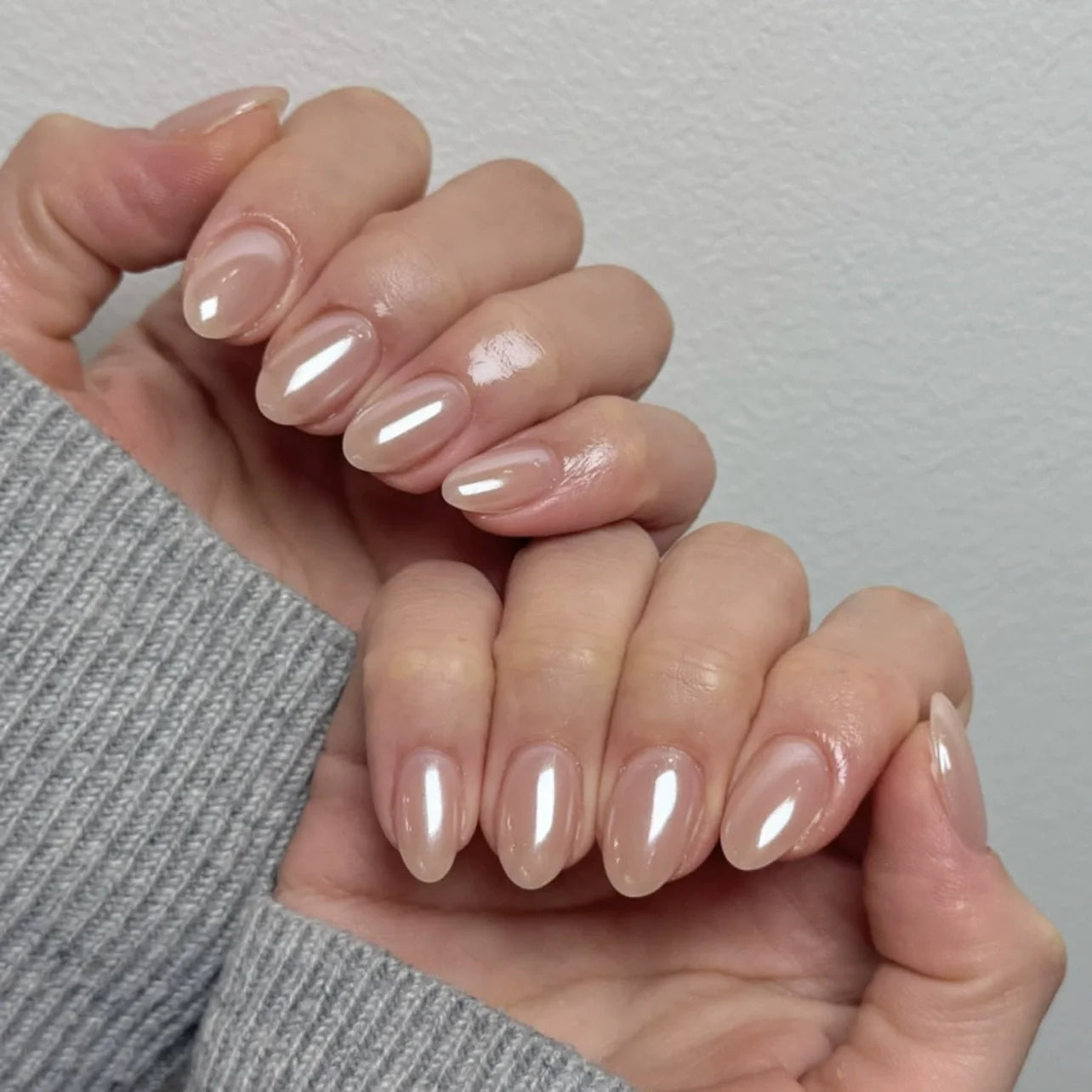 24pcs Almond Press on Nails - Multiple Colours