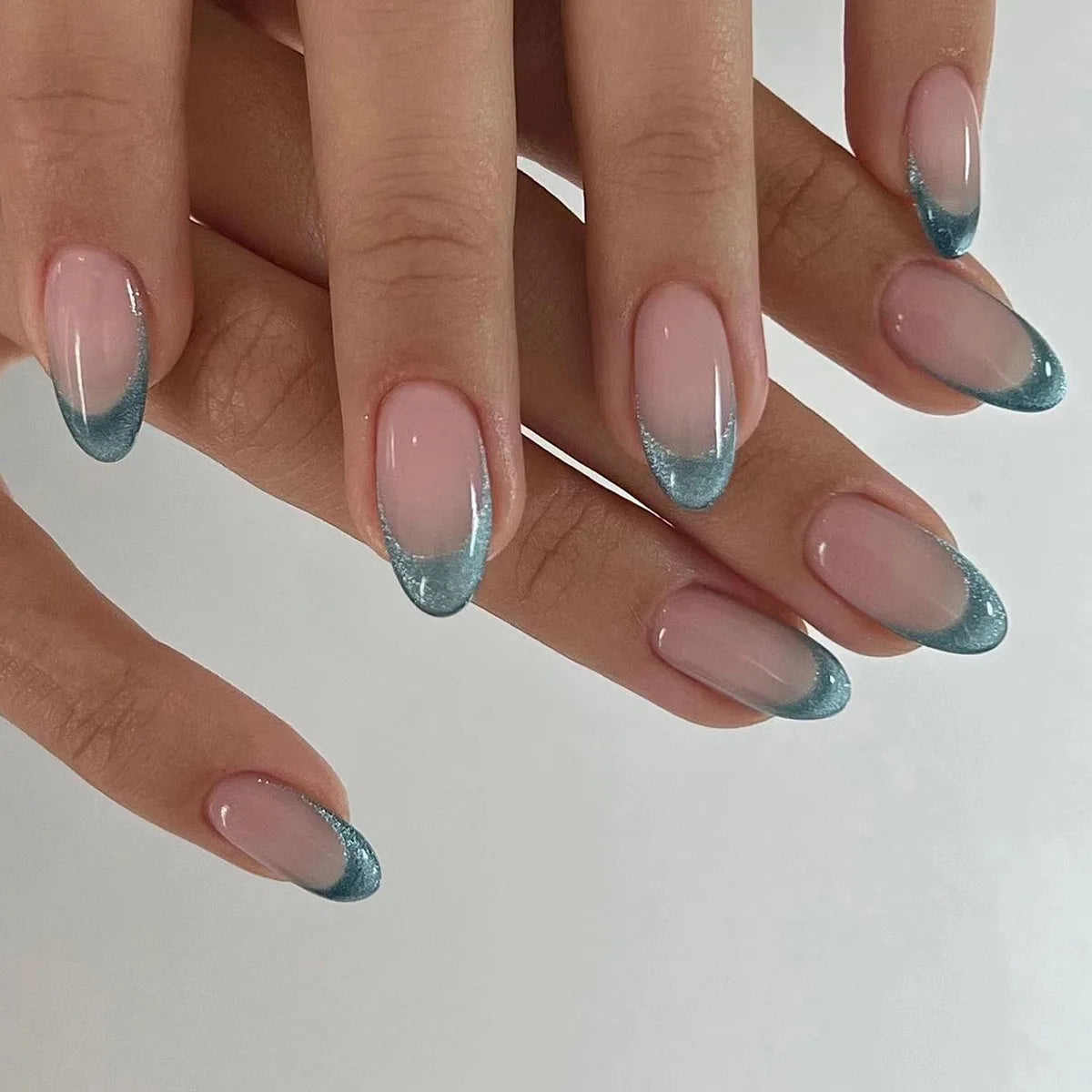 24Pcs Mid-Length Almond Press on Nails - Multiple Colours