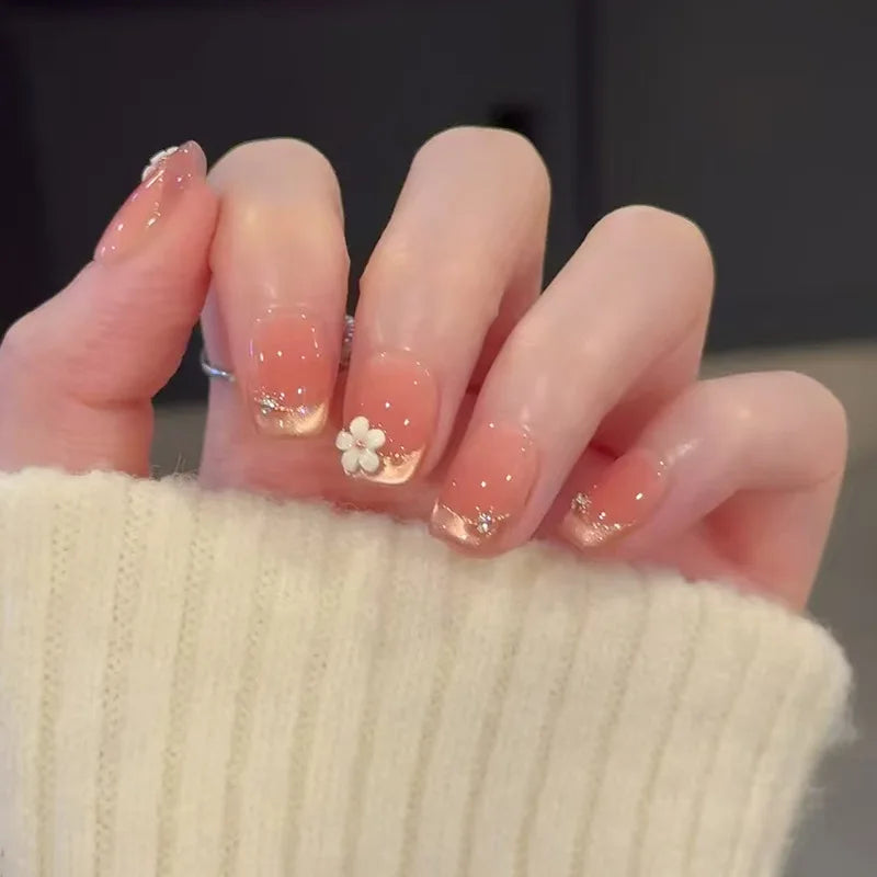 24Pcs Glitter Diamond Art Press on Nails - Multiple Designs