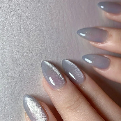 24Pcs Mid-Length Almond Press on Nails - Multiple Colours