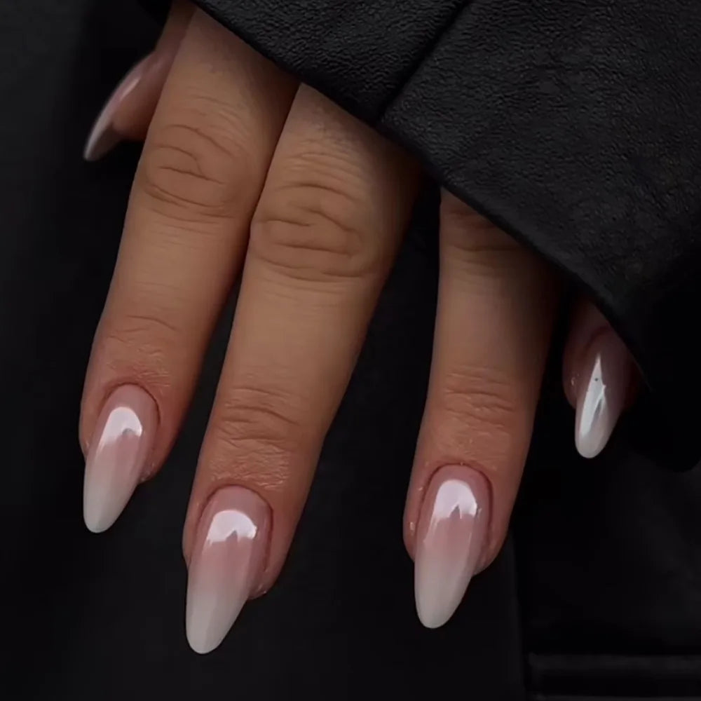24Pcs Mid-Length Almond Press on Nails - Multiple Colours
