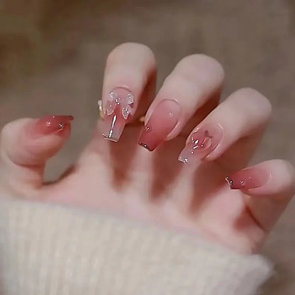 24Pcs Glitter Diamond Art Press on Nails - Multiple Designs