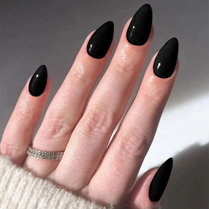 24Pcs Mid-Length Almond Press on Nails - Multiple Colours