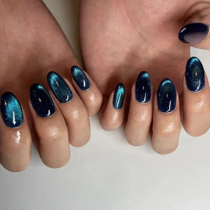 24Pcs Mid-Length Almond Press on Nails - Multiple Colours