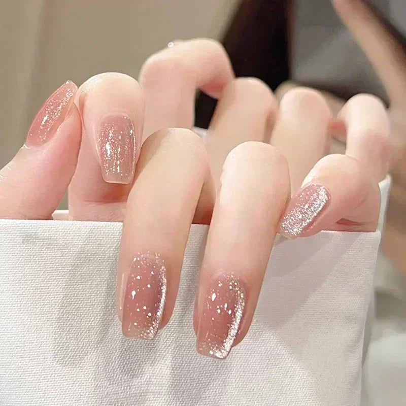 24Pcs Glitter Diamond Art Press on Nails - Multiple Designs
