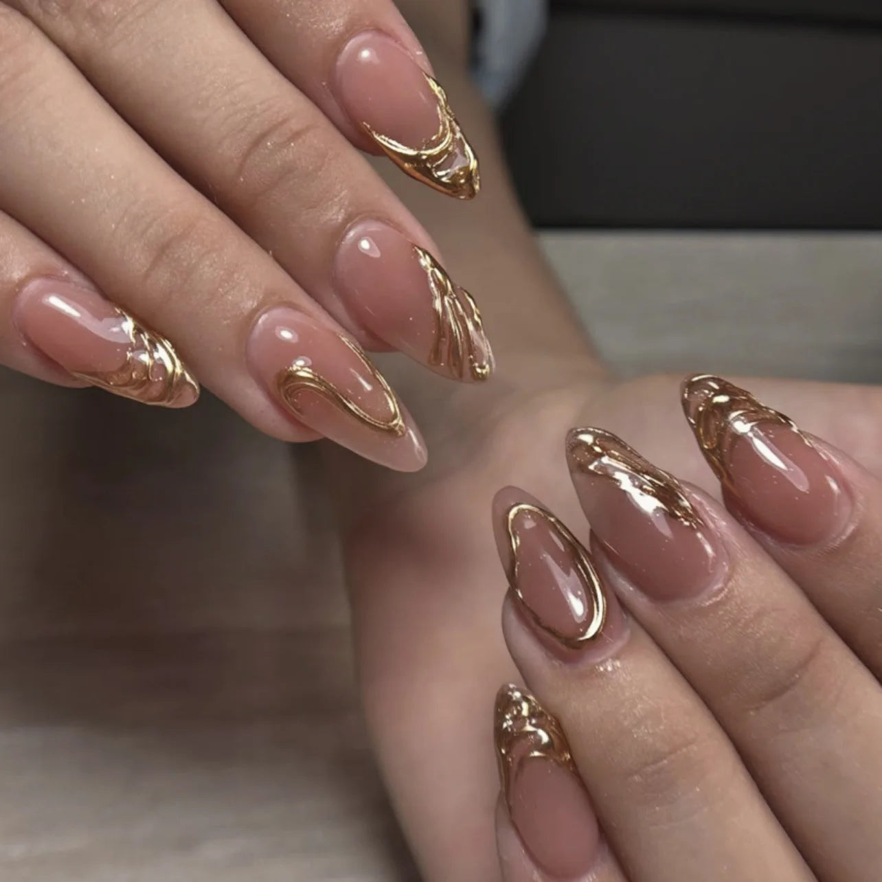 24pcs Floral & Coral Almond Press on Nails - Multiple Designs