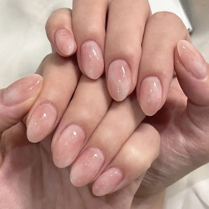 24pcs Almond Press on Nails - Multiple Colours