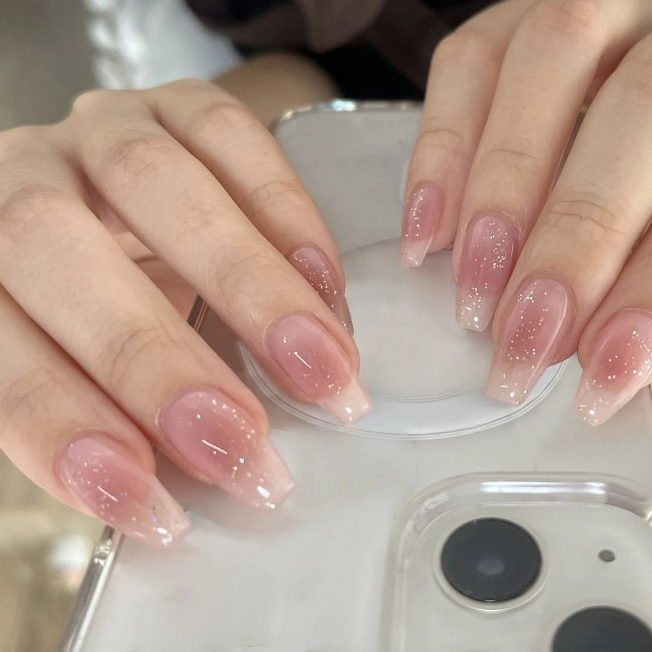 24Pcs Glitter Diamond Art Press on Nails - Multiple Designs