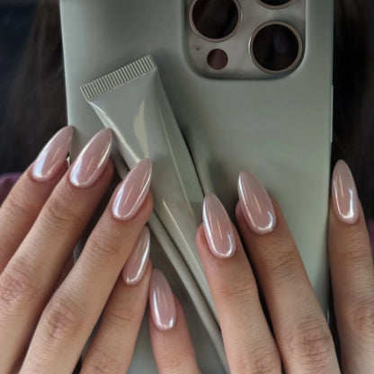 24pcs Almond Press on Nails - Multiple Colours