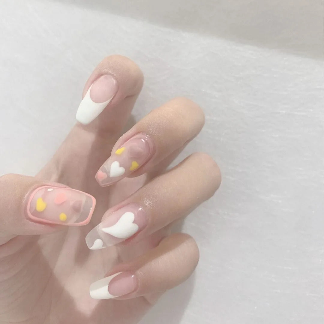 24Pcs Glitter Diamond Art Press on Nails - Multiple Designs