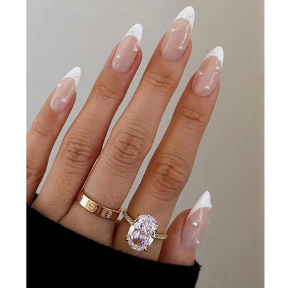 24Pcs Mid-Length Almond Press on Nails - Multiple Colours