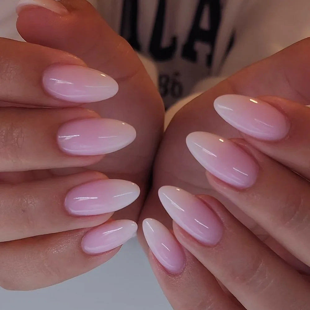 24pcs Almond Press on Nails - Multiple Colours