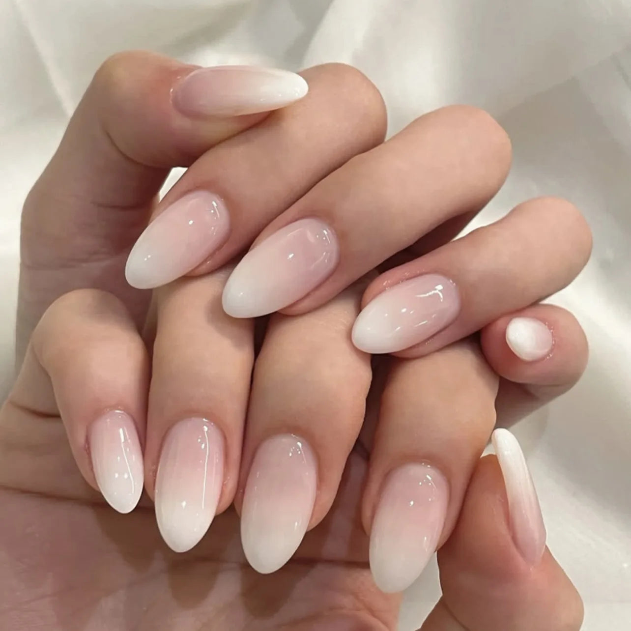 24pcs Almond Press on Nails - Multiple Colours
