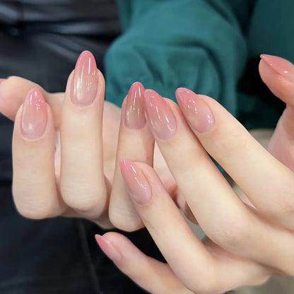 24pcs Almond Press on Nails - Multiple Colours