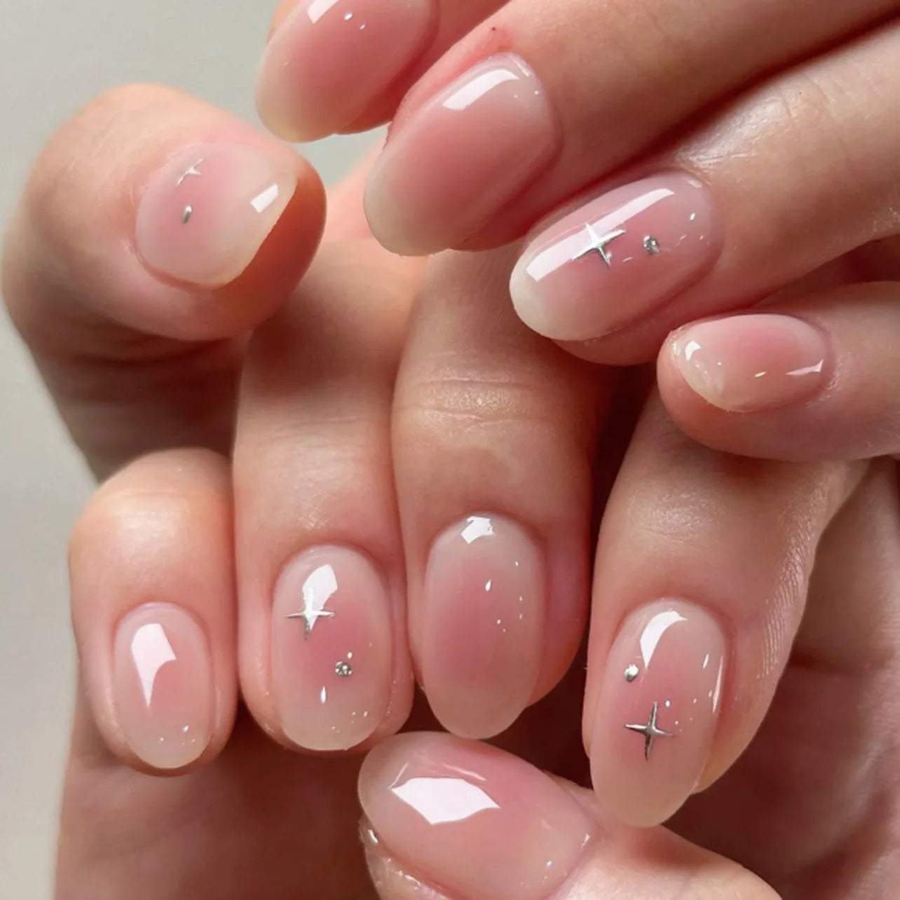 24pcs Almond Press on Nails - Multiple Colours
