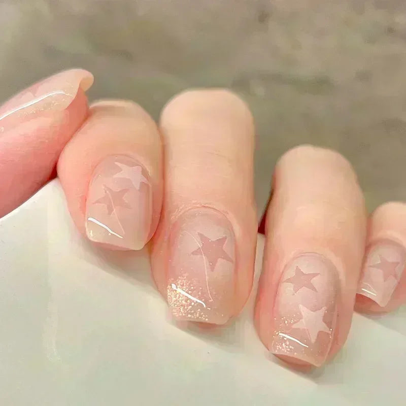 24Pcs Glitter Diamond Art Press on Nails - Multiple Designs