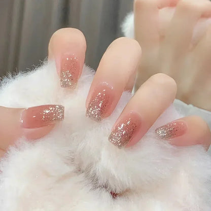 24Pcs Glitter Diamond Art Press on Nails - Multiple Designs