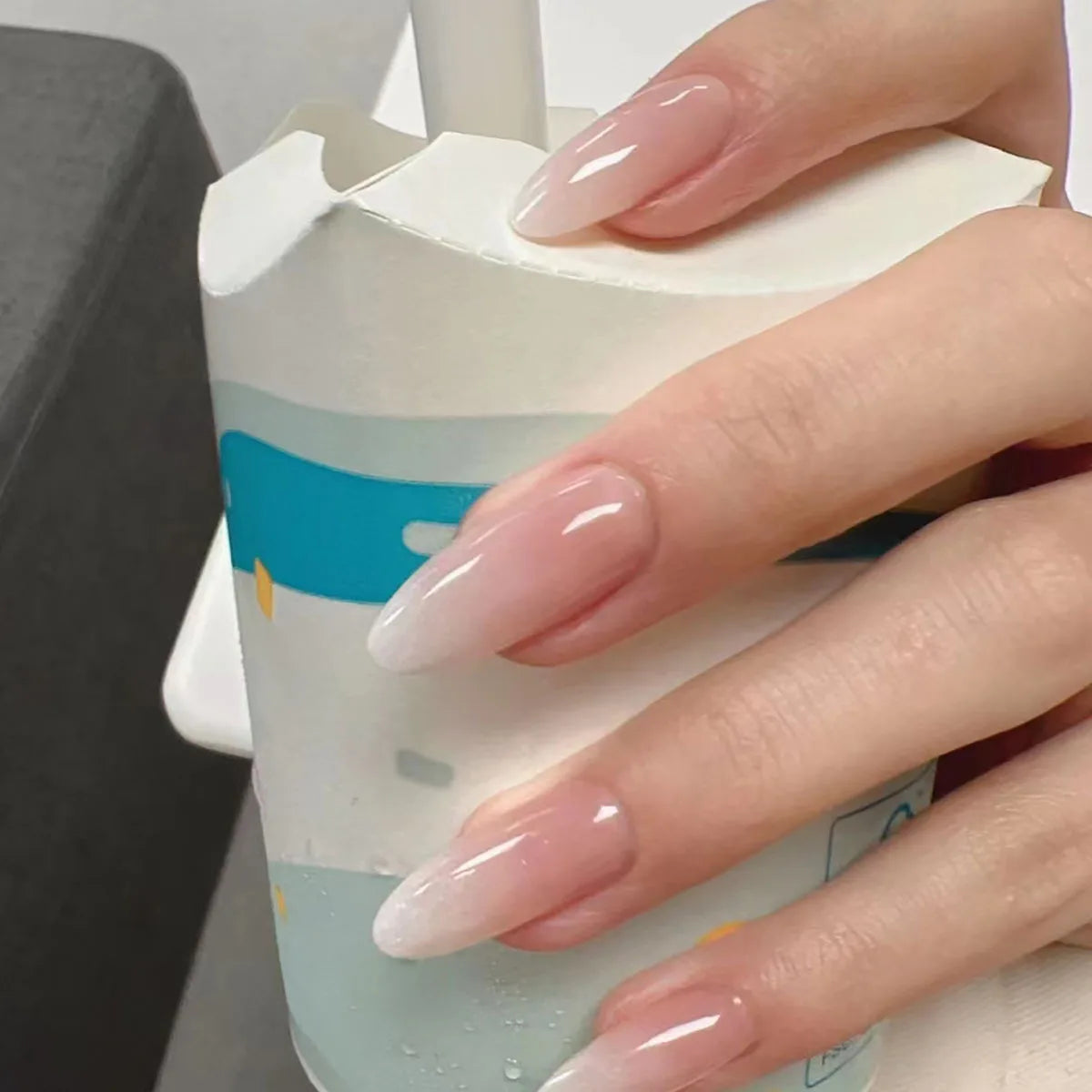 24pcs Almond Press on Nails - Multiple Colours