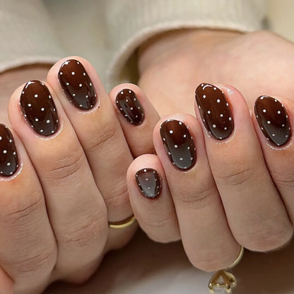 24pcs Almond Press on Nails - Multiple Colours