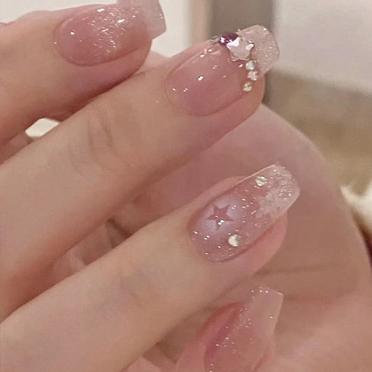 24Pcs Glitter Diamond Art Press on Nails - Multiple Designs