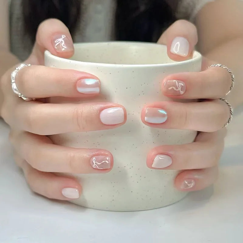 24Pcs Glitter Diamond Art Press on Nails - Multiple Designs
