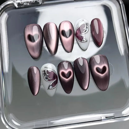 24Pcs 3D Ripple Design Press on Nails - Multiple Designs