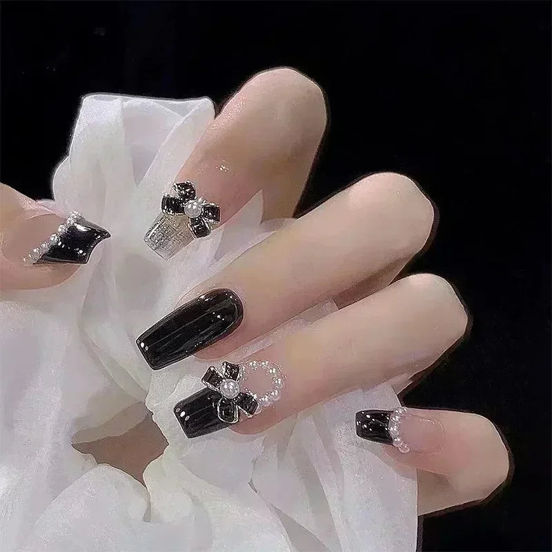 24Pcs Glitter Diamond Art Press on Nails - Multiple Designs