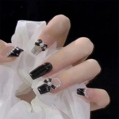 24Pcs Glitter Diamond Art Press on Nails - Multiple Designs